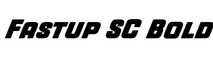 Fastup SC Bold Polices