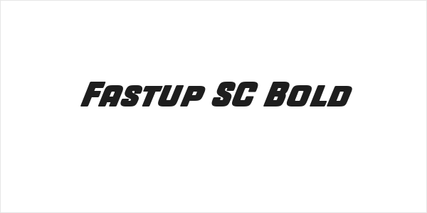 Fastup SC Bold Logo