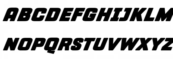 Fastup SC Bold Polices MINUSCULES