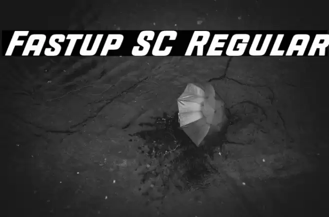 Fastup SC Regular Font examples