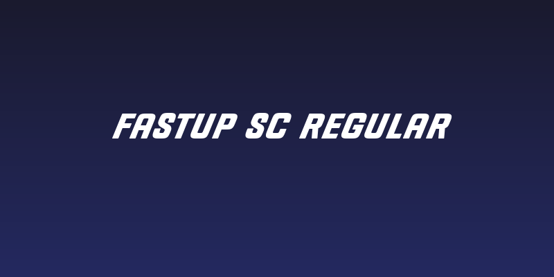 Fastup SC Regular Social Header