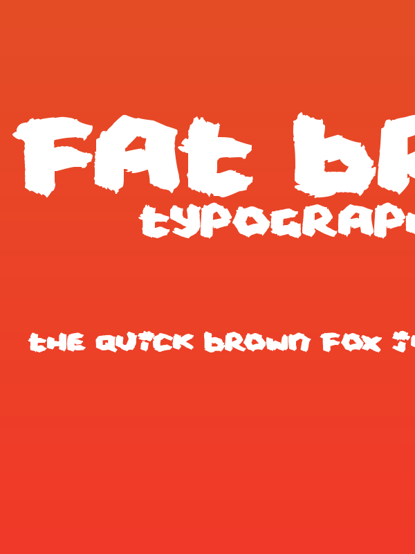 Fat Brush Poster