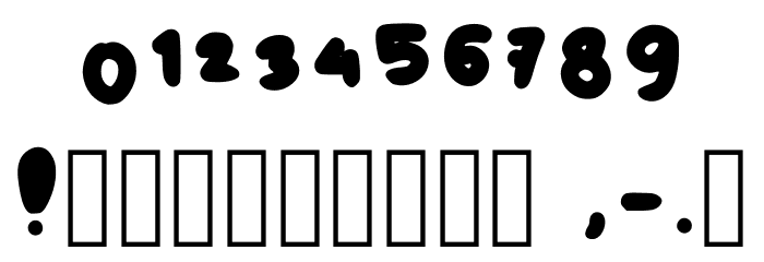 Fat Cheeks Regular Font OTHER CHARS
