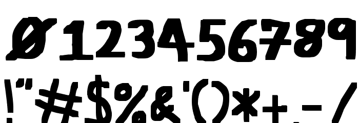 Fat Chicken Font OTHER CHARS