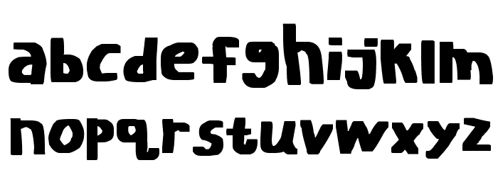 Fat Chicken Font LOWERCASE