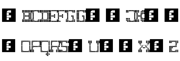 Fat Cowboy SQUARE Regular Font LOWERCASE