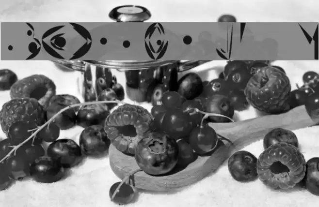 Fat Cyan Caratteri examples