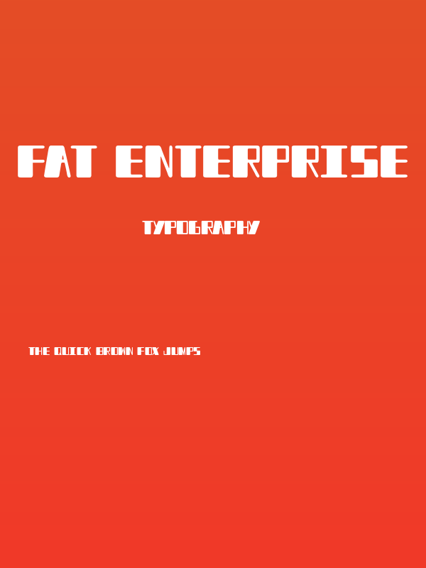 Fat Enterprise Poster