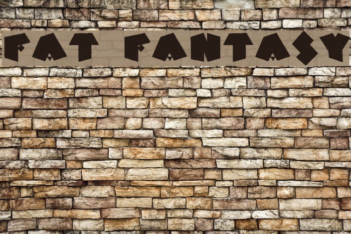 Fat Fantasy Font examples