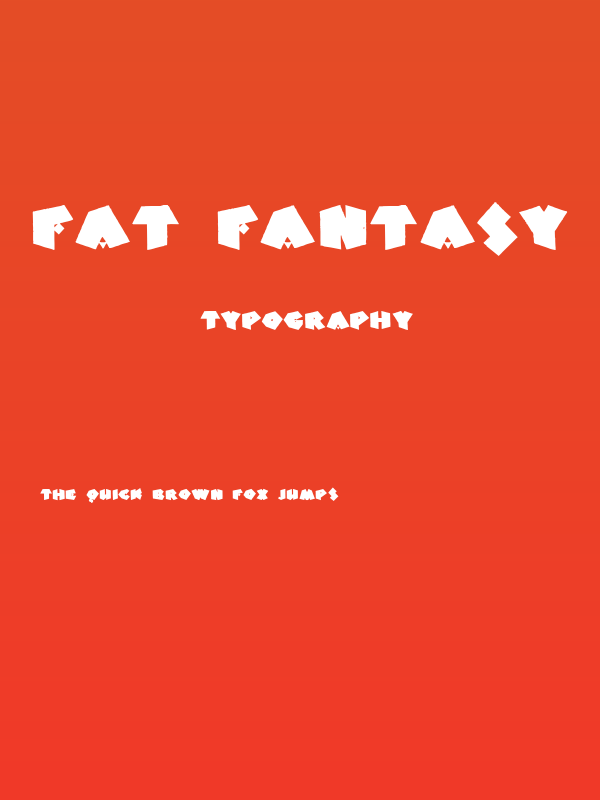 Fat Fantasy Poster