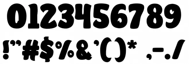 Fat-Fish Font OTHER CHARS