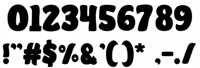 Fat-Fish Font OTHER CHARS