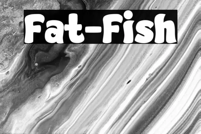 Fat-Fish Font examples