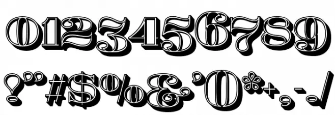 Fat Flamingo5 Lightbox Font OTHER CHARS