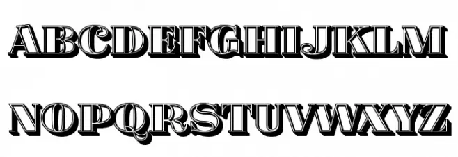 Fat Flamingo5 Lightbox Font Litere mari
