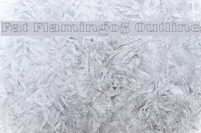 Fat Flamingo5 Outline Example 1