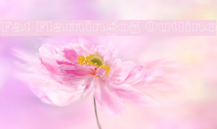 Fat Flamingo5 Outline Example 3