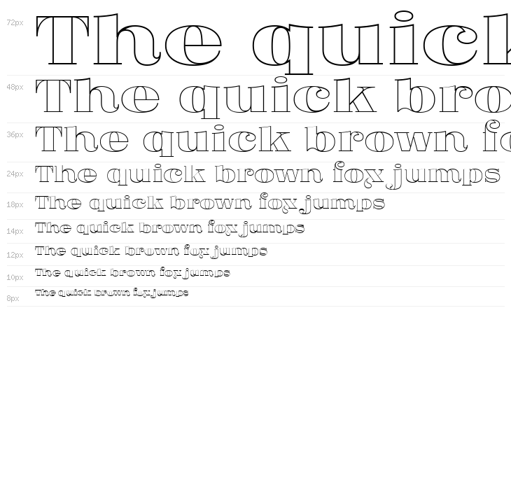 Fat Flamingo5 Outline Waterfall