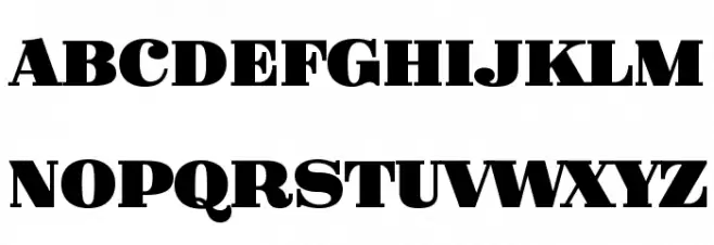 Fat Flamingo5 Overlay Schriftart Groß
