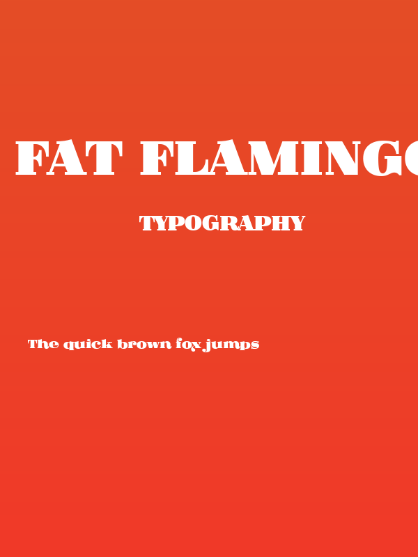 Fat Flamingo5 Overlay Poster