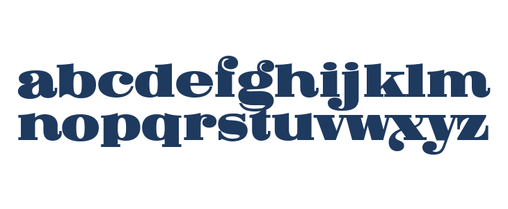 Fat Flamingo5 Overlay Lowercase