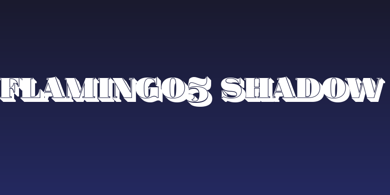 Fat Flamingo5 Shadow Fill Social Header
