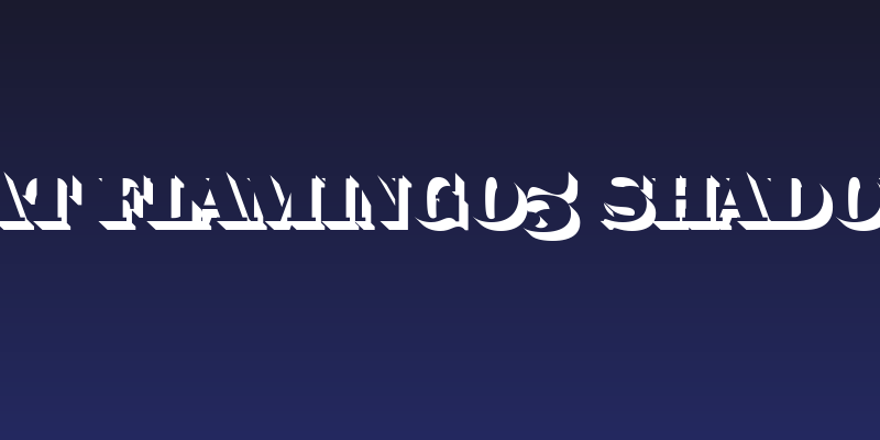 Fat Flamingo5 Shadow Social Header