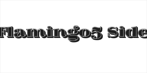 Fat Flamingo5 Side Fill Logo