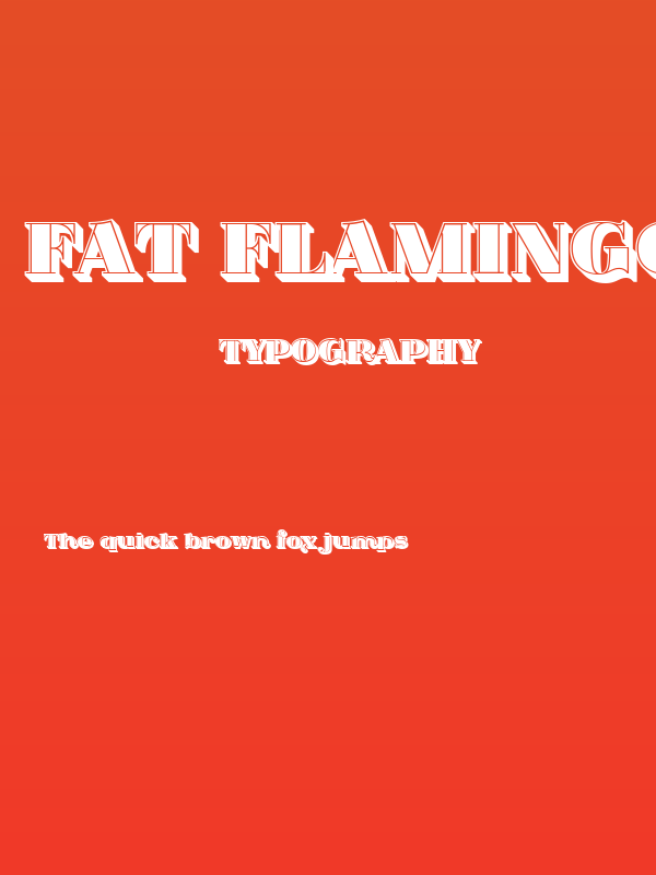Fat Flamingo5 Side Fill Poster