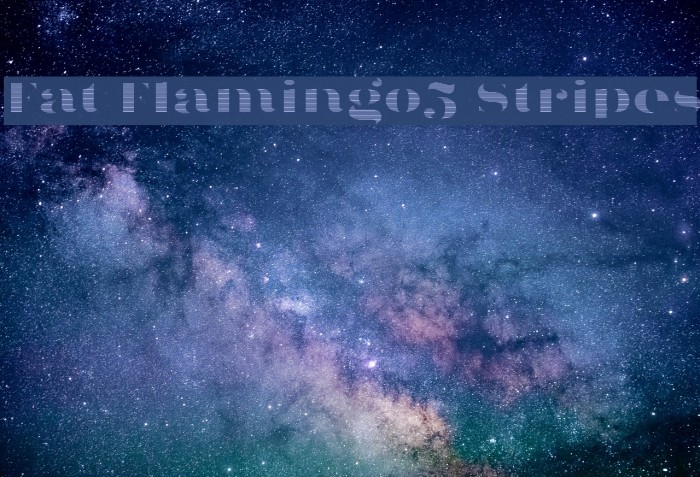 Fat Flamingo5 Stripes Example 1