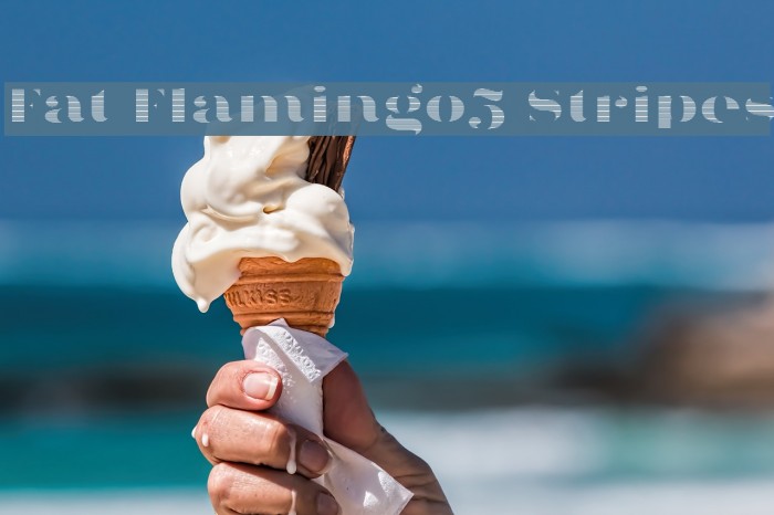 Fat Flamingo5 Stripes Example 2