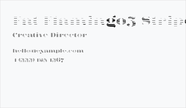 Fat Flamingo5 Stripes Business Card