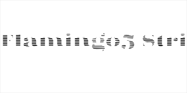 Fat Flamingo5 Stripes Logo