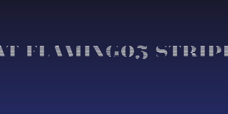 Fat Flamingo5 Stripes Social Header