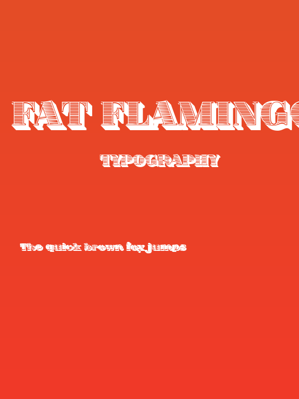 Fat Flamingo5 Woodcut Black Poster