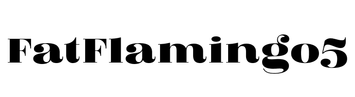 Fat Flamingo5  Descarca Fonturi Gratis