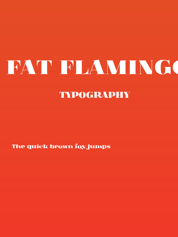 Fat Flamingo5 Poster