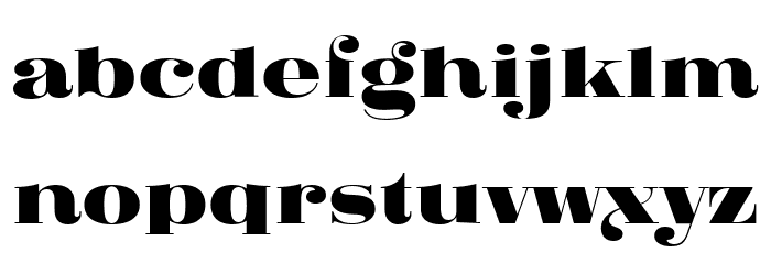 Fat Flamingo5 Font LOWERCASE