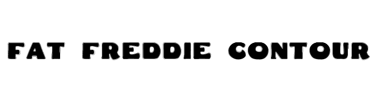 Fat Freddie Contour  Скачать бесплатные шрифты
