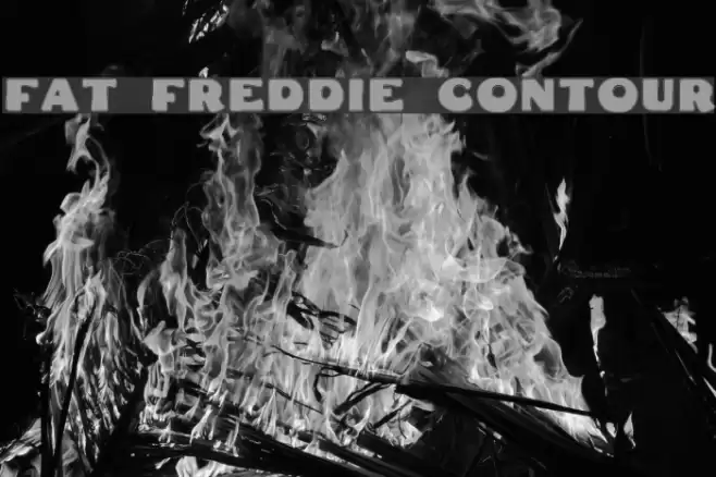 Fat Freddie Contour Font examples