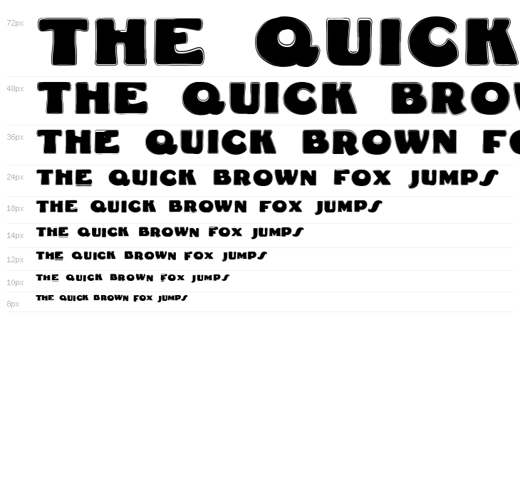 Fat Freddie Contour Waterfall