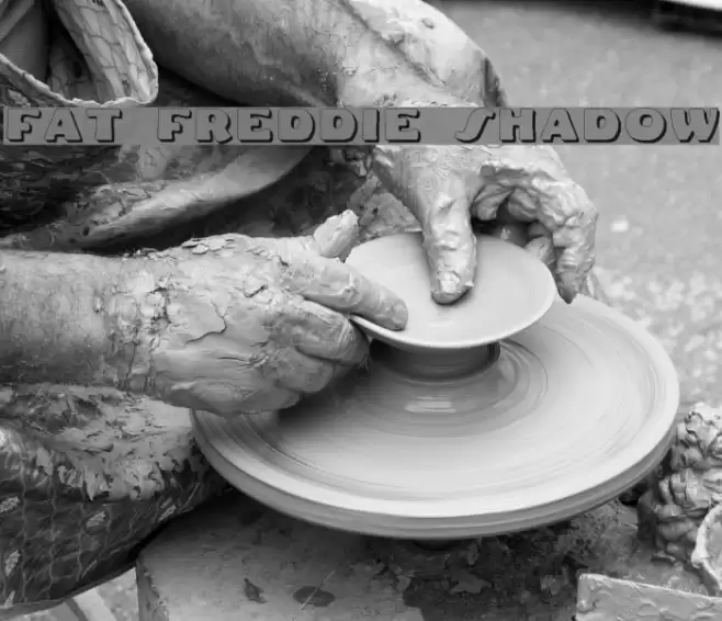 Fat Freddie Shadow Font examples