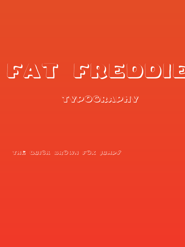 Fat Freddie Shadow Poster