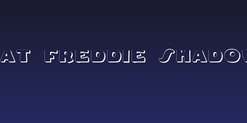 Fat Freddie Shadow Social Header