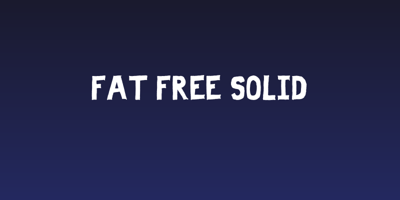 Fat Free Solid Social Header