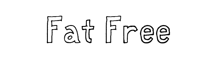 Fat Free  font caratteri gratis