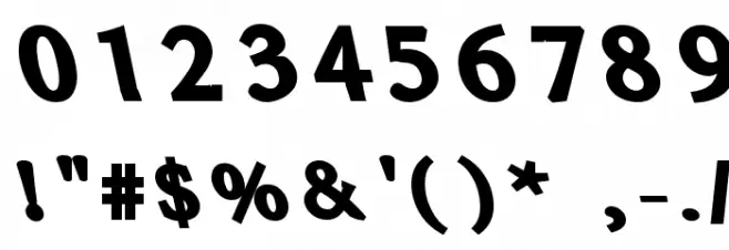 Fat Lefty Font OTHER CHARS