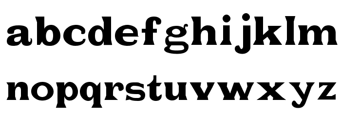 Fat Legs Font LOWERCASE