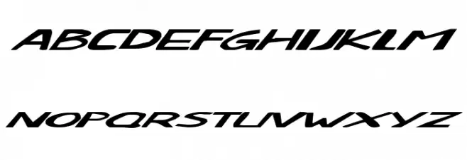 Fat Little Piggy Italic Polices MAJUSCULES