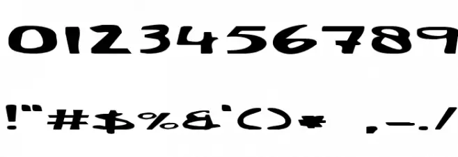 Fat Little Piggy Font OTHER CHARS